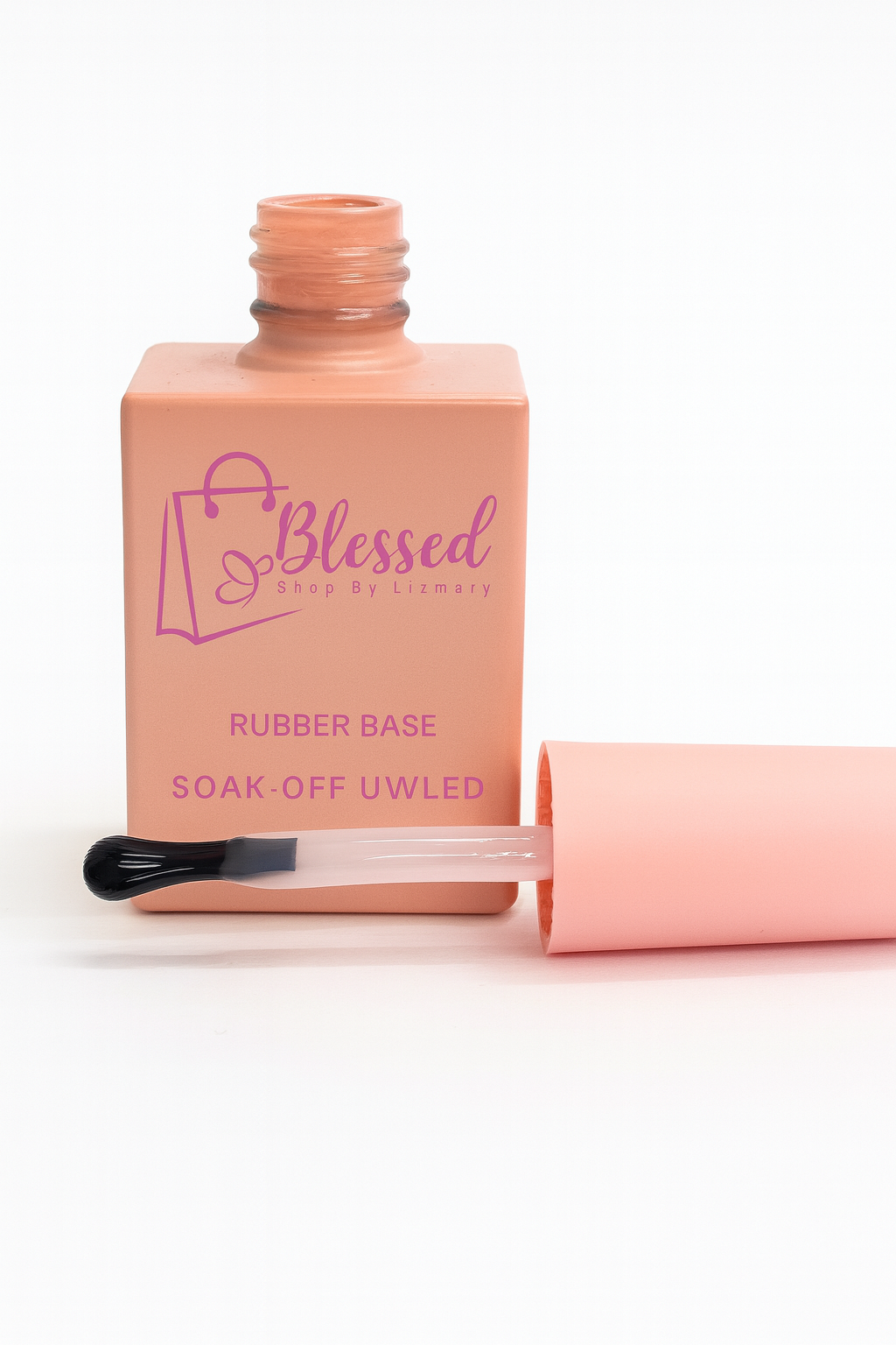 Rubber Base con color 15ML- Fortalece y Embellece la Uña Natural