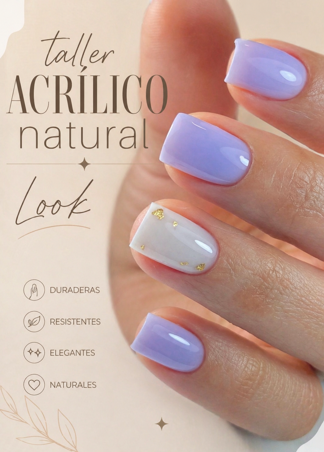 Taller Natural Look – Uñas Acrílicas con Efecto Natural ( Privados)