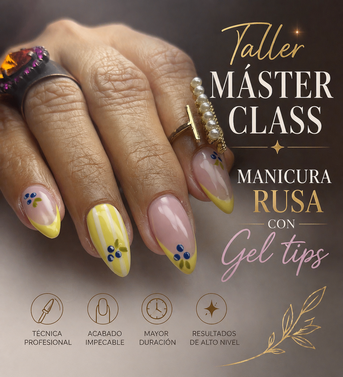 Taller Manicura Rusa con Gel Tip (Privados)